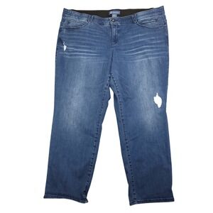 Democracy Jeans Women's 24W "Ab"solution‎ High Rise Straight Leg Comfort Stretch
